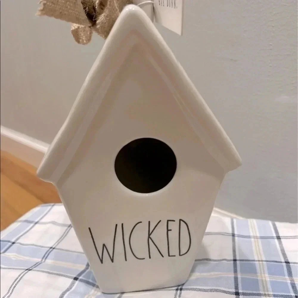Rae Dunn Wicked Birdhouse